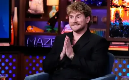 West Wilson Exits Amanda Batula’s Apartment Wearing Signature Outfit Item