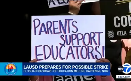 LA Unified School District Negotiates Intensely with Union to Prevent Strike