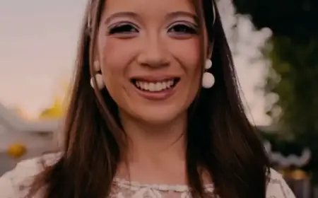 Laufey and Hudson Williams Showcase Mod Summer Fashion in “Madwoman”