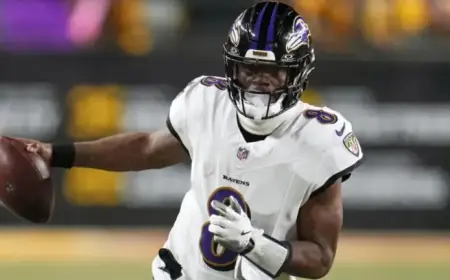 Ravens Showcase Lamar Jackson and Derrick Henry’s Reactions to New Uniforms Video