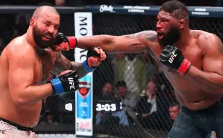 Curtis Blaydes Issues Statement Following UFC 327 Battle with Josh Hokit