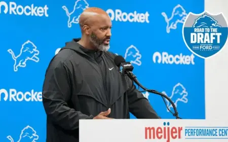 Detroit Lions GM Brad Holmes Evaluates 2026 NFL Draft Class Ahead of Next Week