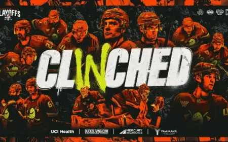 Ducks Secure Spot in 2026 Stanley Cup Playoffs