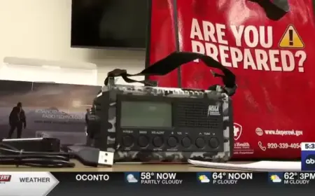 De Pere Distributes Free NOAA Weather Radios for Severe Weather Awareness Week