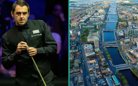 Ronnie O’Sullivan Commutes from Ireland for World Snooker Championship