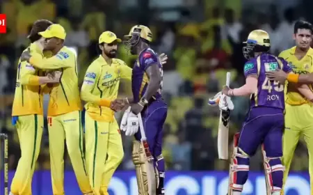 CSK Rises to 8th, KKR Hits Rock Bottom in IPL 2026 Points Table