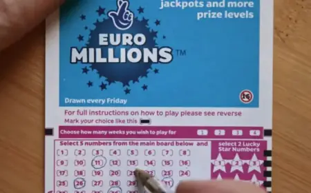 EuroMillions Draw: Discover Tonight’s £100m Winning Numbers