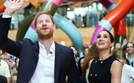 Prince Harry and Meghan Receive Subdued Reception Upon Australia Arrival