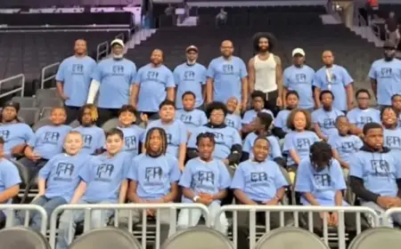 Coby White Inspires Local Students Ahead of Game