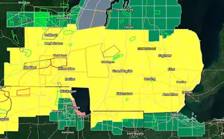 Severe Storms Sweep Southeast Michigan, Prompting Weather Alerts