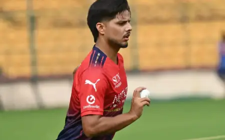 Rasikh Salam Dar Aims to Shine as RCB Hosts LSG