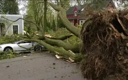 Overnight Storms Spawn Two EF-1 Tornadoes in Southeast Michigan