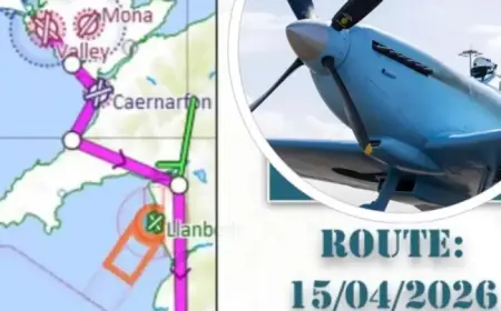 Spitfire 90th Anniversary Tour Continues with RAF Valley Departure