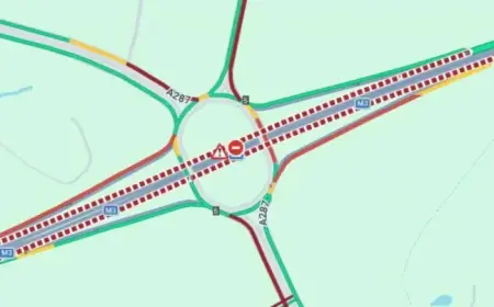 Lorry Crash Shuts Down M3 Carriageway, Spills Logs