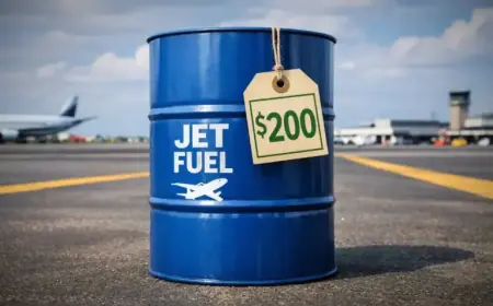 Jet Fuel Prices Surge to $200 Per Barrel
