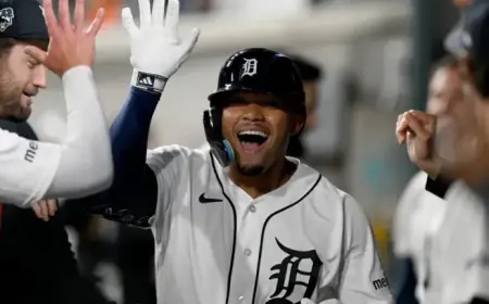 Wenceel Perez’s Late Homer Secures Tigers’ Fifth Consecutive Victory