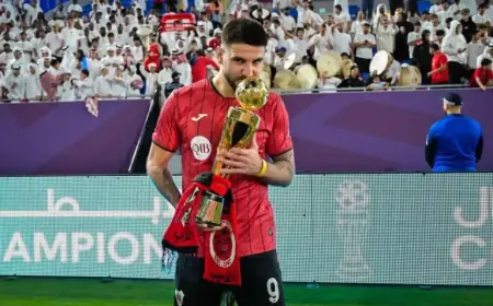 Mitrovic Scores as Al Rayyan Wins QSL Cup Against Muaither (2-0)