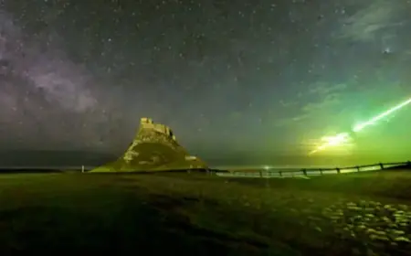 Bright-Green Fireball Meteor Explodes Over Historic Viking Raid Site in UK
