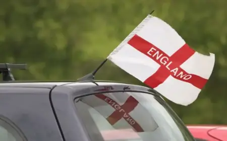 St George’s Day Flag Rules: £1,000 Fine for Car Display Violations Next Thursday