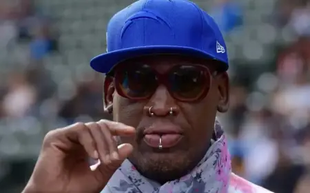 Dennis Rodman Inducted as WWE Hall of Famer After Vegas Partying
