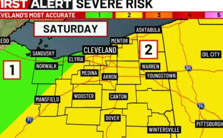 Severe Storms Likely Saturday Afternoon: 19 First Alert Weather Warning