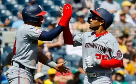 Nationals Aim to Surpass .500 at Home Against Giants