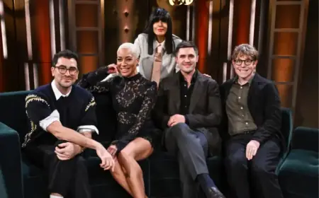 Claudia Winkleman’s Show Debuts with Dan Levy, Cush Jumbo, and More Stars
