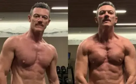 Luke Evans Celebrates 47th Birthday with Inspiring Workout Post