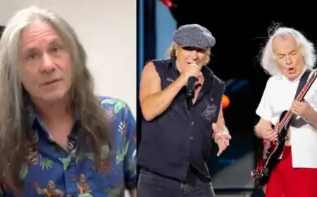 Bruce Dickinson Shares Insightful Views on Brian Johnson of AC/DC