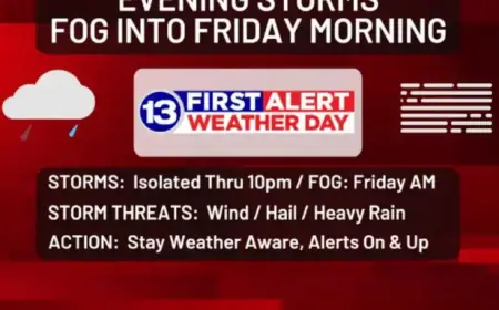 Dense Fog Triggers 13 First Alert Weather Day Until Friday Morning