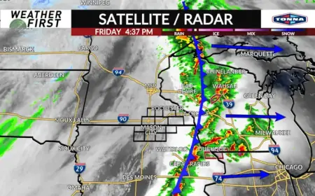 Friday Update: Severe Storms Pass, Leaving Calm Skies