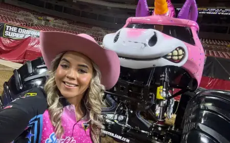 Jamie Sullivan Champions Girl Power with Sparkle Smash in Monster Trucks