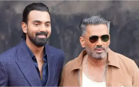 Suniel Shetty Writes Heartfelt Birthday Tribute to KL Rahul: ‘Always With You’