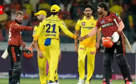 SRH Heroes Face Chennai Super Kings in High-Stakes Derby Showdown