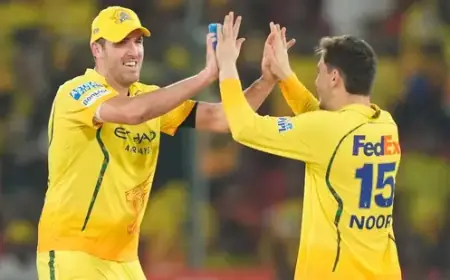 IPL 2026: SRH Falters vs CSK as Overton Misses Hat-trick