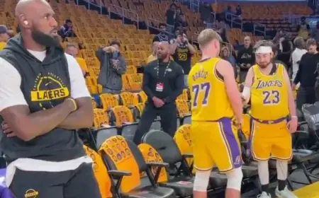 LeBron Ignores Luka Doncic’s $100K Lakers Ticket Purchase