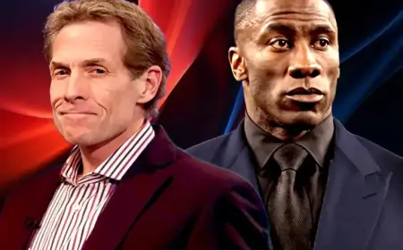 Skip Bayless Discusses Viral ‘Put Your Glasses Back On’ Moment with Shannon Sharpe