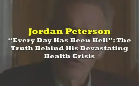 Jordan Peterson Reveals Struggles Amid Devastating Health Crisis