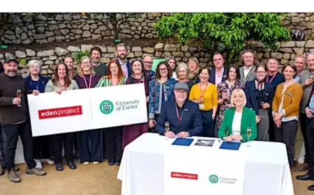Eden Project and University Strengthen Partnership to Tackle Climate Change