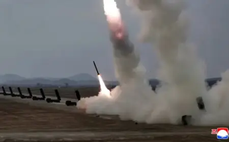 North Korea Launches Ballistic Missiles Amid Tensions with Iran