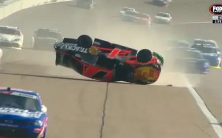 NASCAR Race Halted by Dramatic Rollover Incident