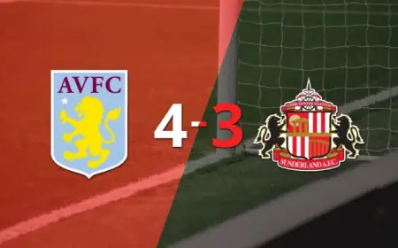 Sunderland Draws 1-1 with Aston Villa – Live Match Update