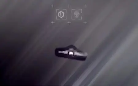 Ukrainian Fighters Use Drone to Down Shahed UAV from Surface Platform