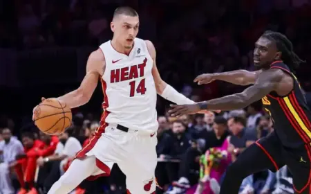 Heat Conclude Season Beating Hawks, Face Hornets in Tuesday’s Play-In Game