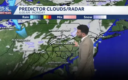 Chilly Evening Forecast with Freeze Watch for Tuesday Morning in South-Central PA