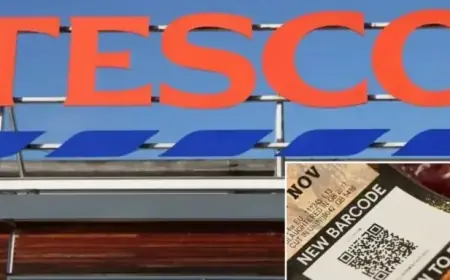 Tesco Eliminates Barcodes from Entire Food Range in UK Supermarket First