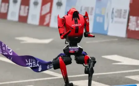 Humanoid Robot Sets New Half-Marathon World Record in Beijing