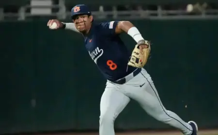 Auburn Climbs, UCLA Secures No. 1 in College Baseball Top 25