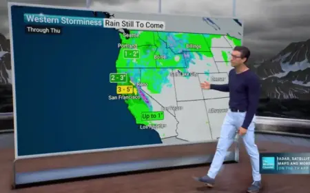 Rain and Snow Benefit Western Regions Early This Week