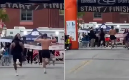 Marathon Runner’s Early Celebration Costs Victory at Finish Line